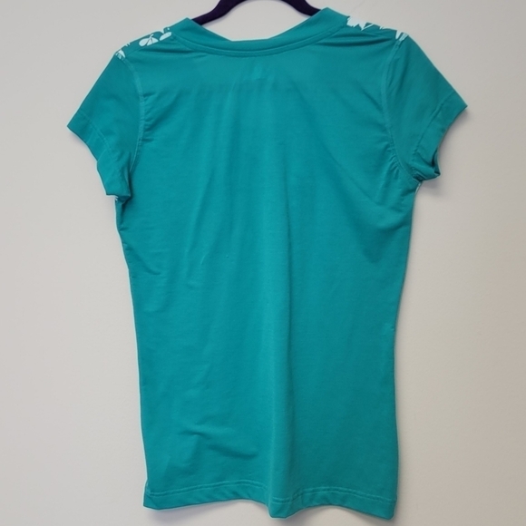 Under Armour Heatgear Fall Leaves t-shirt Green M - Picture 3 of 6